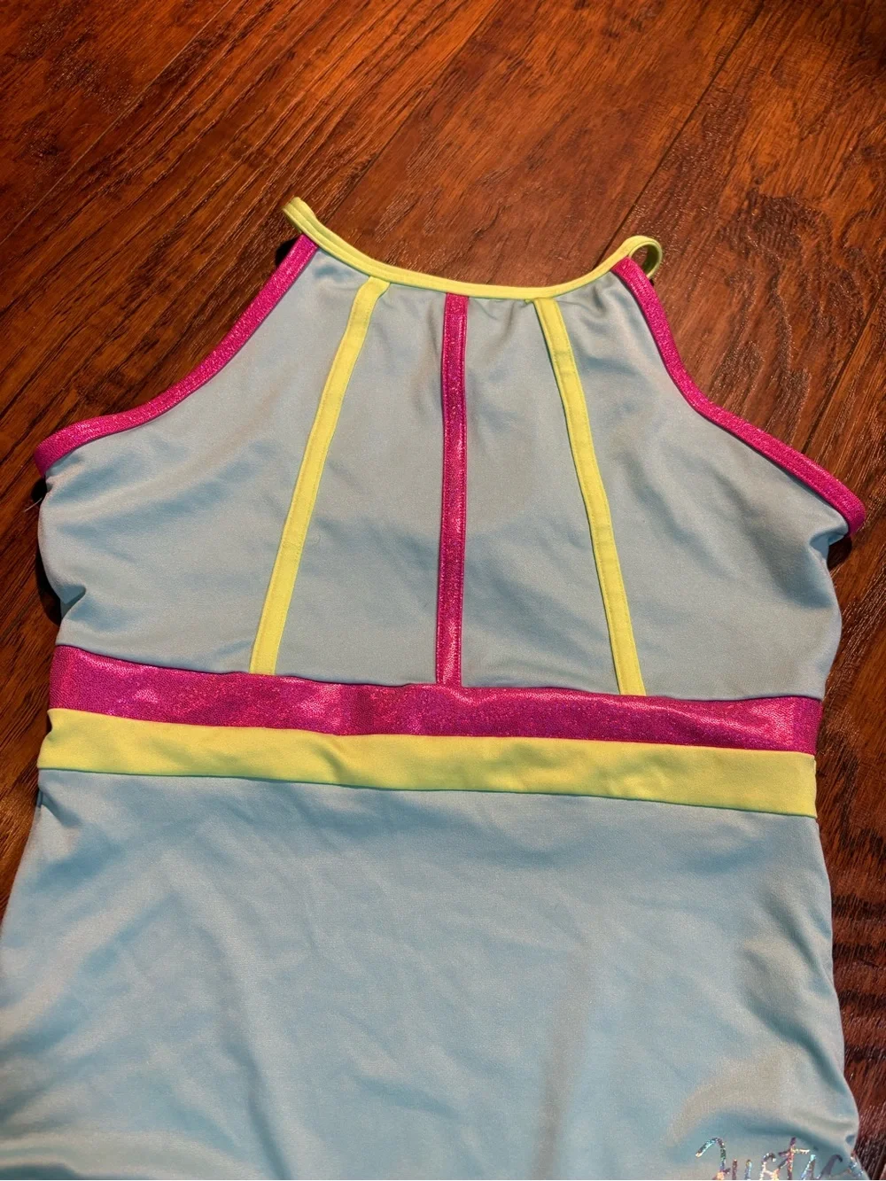 Justice girls size L 12/14 dance and gym leotard